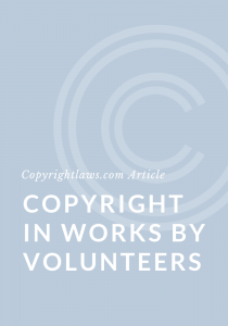 Graphic image for Copyright in Works by Volunteers