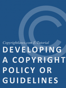 Developing a copyright policy or guidelines online course