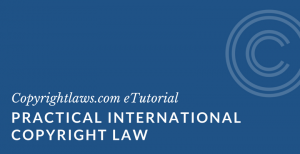 Global copyright law course