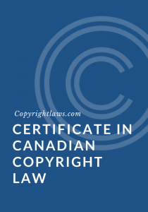 Canadian Copyright Law certificate program