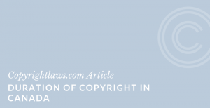 Graphic Title for Duration of Copyright in Canada